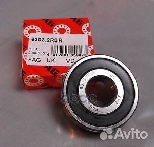 Подшипник генератора 47x17x14 bosch 63032RSR Fag