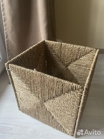 Плетеная корзина для хранения IKEA
