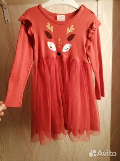 Платье для девочки 92