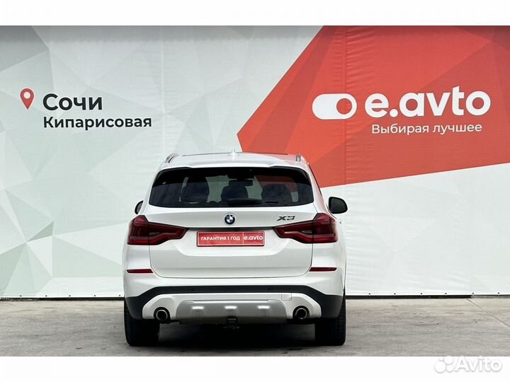 BMW X3 2.0 AT, 2017, 65 000 км