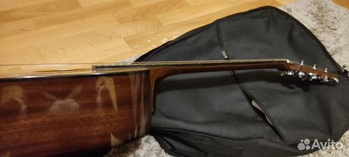Гитара Fender CD-60S Dread/NAT + чехол, кападастер