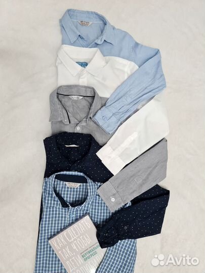 Школьные рубашки для мальчика 140