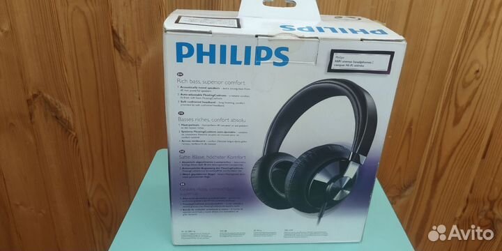 Проводные наушники Philips б/у