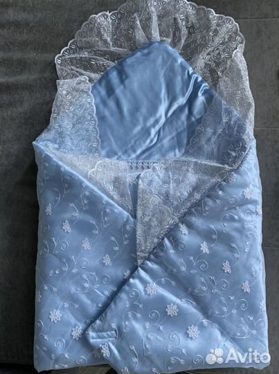 Конверт на выписку осень-зима для мальчика