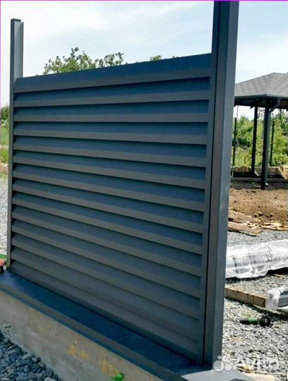 Забор жалюзи под ключ