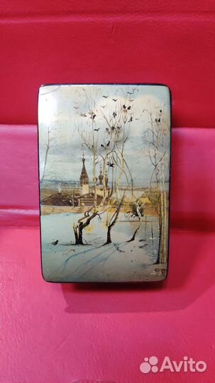 Шкатулка Федоскино СССР