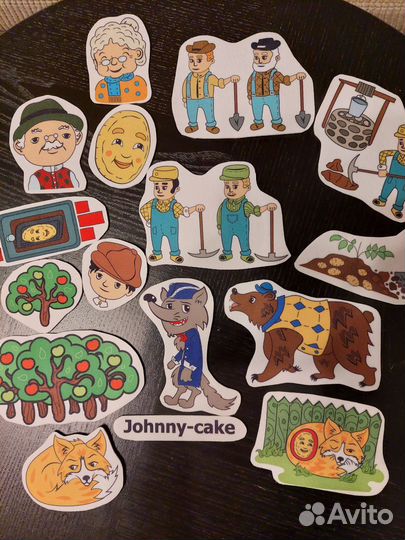 Английские сказки на магнитах