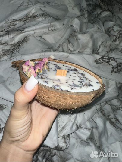 Ароматическая свеча ручной работы