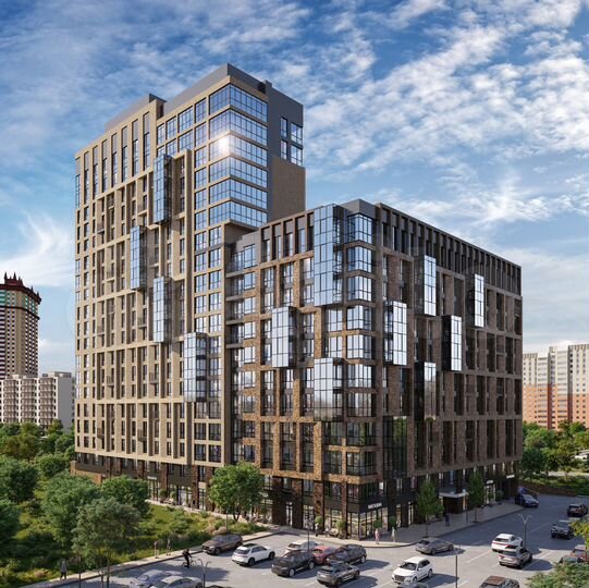 2-к. квартира, 77,4 м², 10/19 эт.