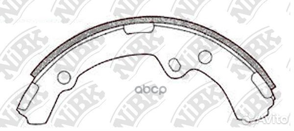 Колодки тормозные барабанные задние NiBK FN2251