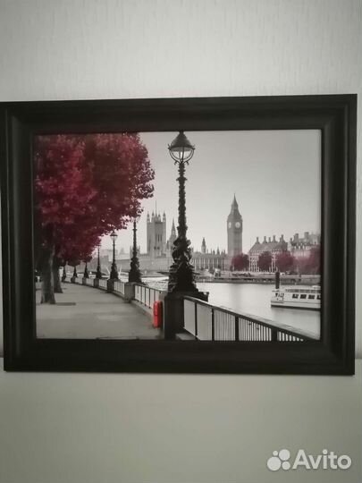 Картина с часами