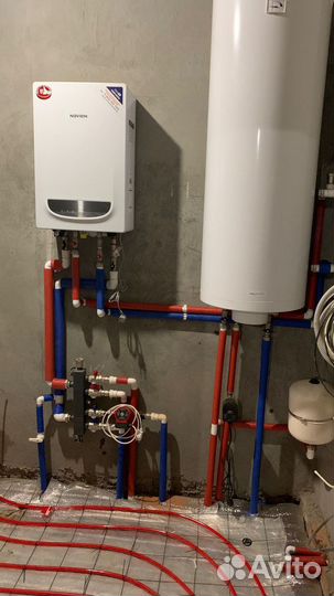 Водяной теплый пол.Отопление