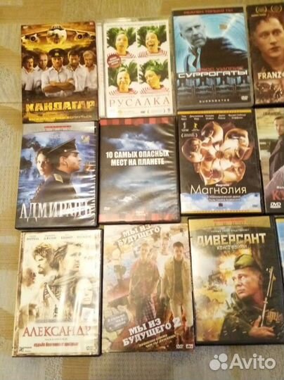 DVD диски с фильмами и диск Fallout 3