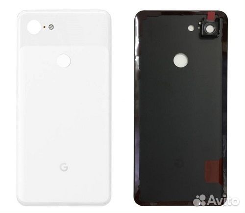 Задняя крышка для Google Pixel 3 XL белая (Clearly