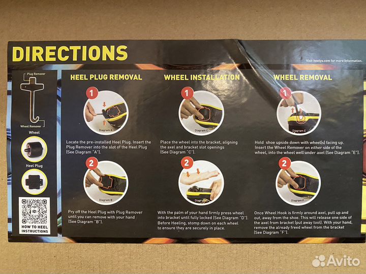 Кроссовки со съёмными колёсами. Бренд heelys. Р 38