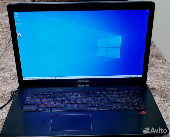 Игровой ноутбук asus GL752V