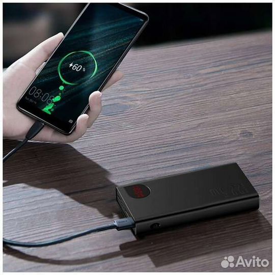Внешний аккумулятор Baseus PD3.0+QC3.0 20000 mAh