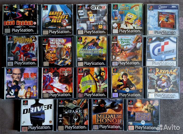 Лицензия PS1 рег. PAL и ntsc-U