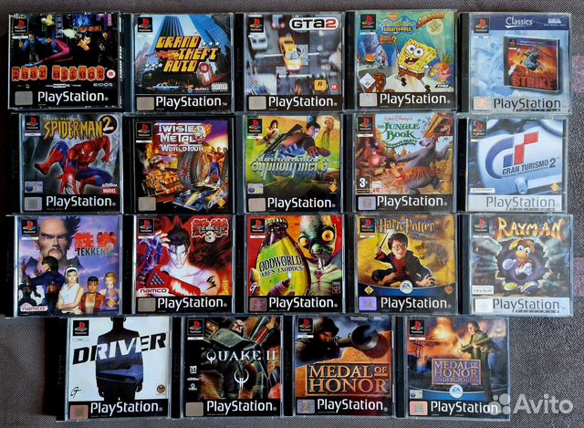 Лицензия PS1 рег. PAL и ntsc-U