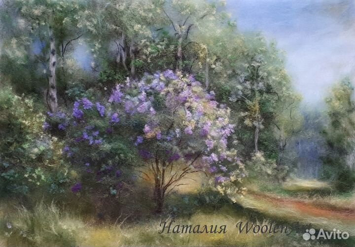 Картины шерстью 