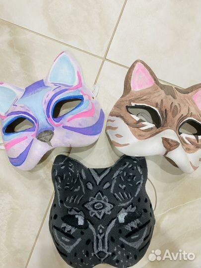 Маска для квадробики кошка