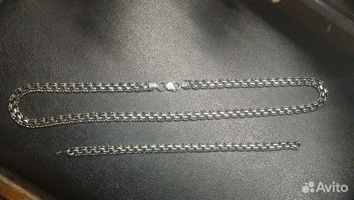 Серебряная цепочка бисмарк