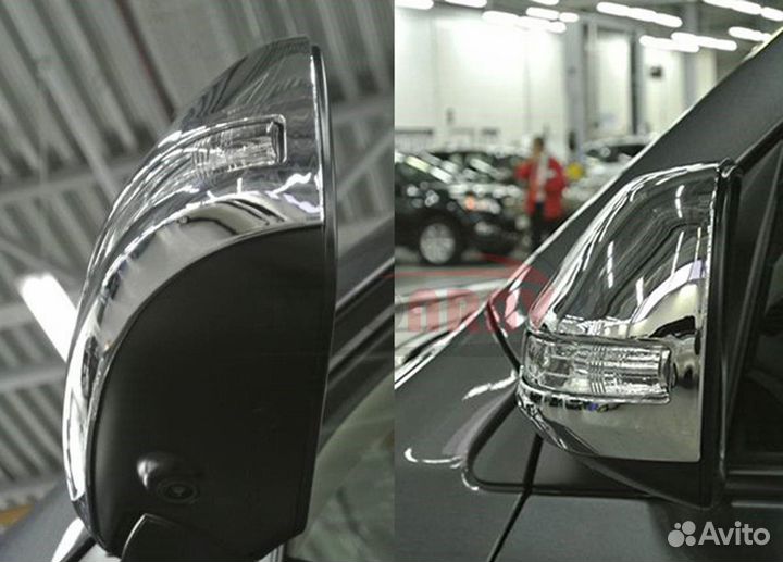 Накладки на зеркала Toyota Land Cruiser 200 Рест