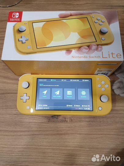 Nintendo switch lite прошитая 256gb