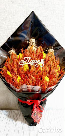 Мужской букет из раков