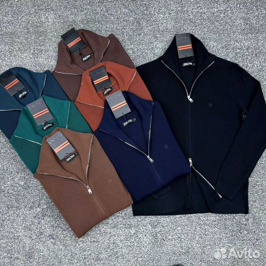 Кардиган на молнии Polo Zegna