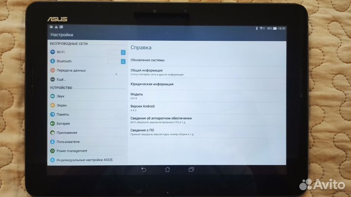 Планшет Asus transformer pad tf303cl k014 lte