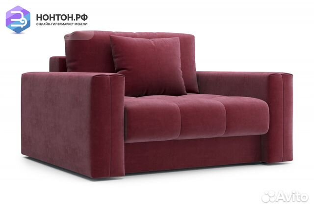 Кресло тик-так Монарх бордовое