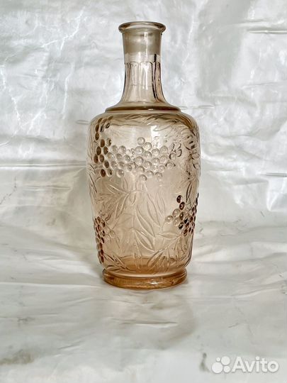 Графин СССР Рябинка Карамельное стекло