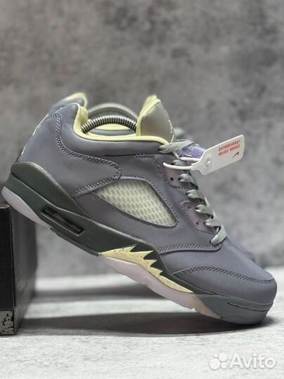 Кроссовки Nike PSG x Air Jordan 5 Low (Арт.40220)