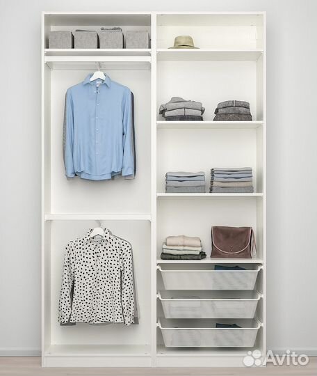 Вешалка /штанга икеа пакс,50*35 и 100*35 пакс