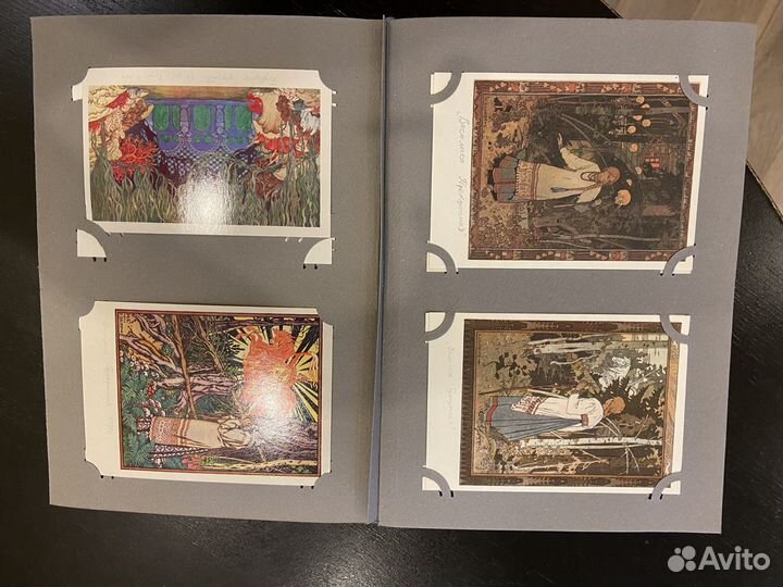 Альбом с открытками Билибин. Иллюстрации к сказкам