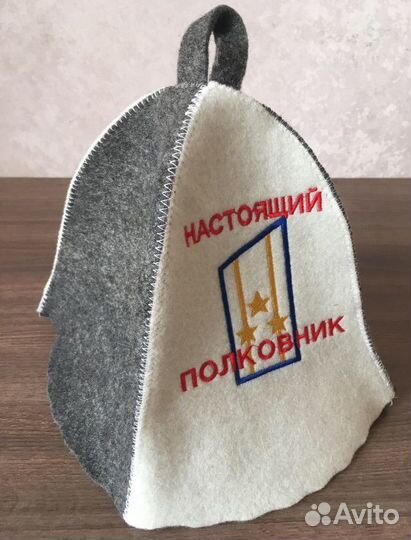 Шапка для бани и сауны Новая