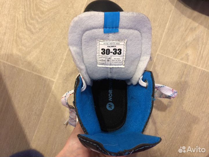 Коньки детские nordway 30-33р