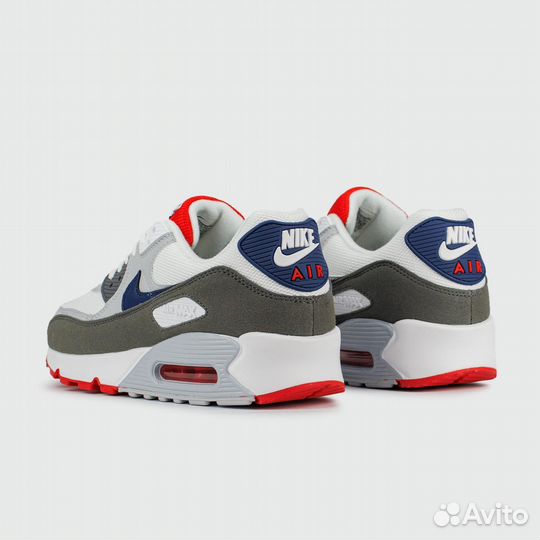 Кроссовки Nike Air Max 90 L.Grey Blue / White