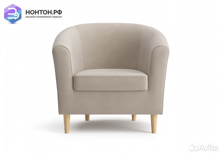 Кресло Вета велюр бежевый