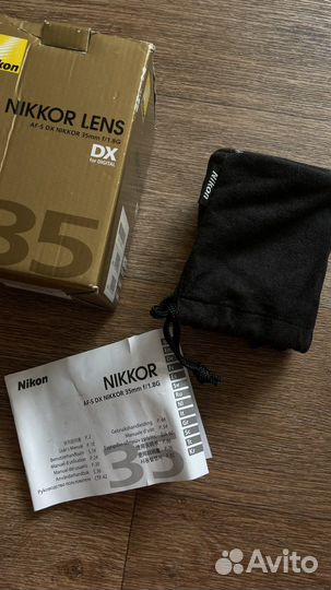 Объектив nikon 35 mm