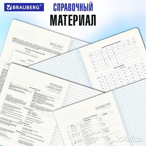 Тетради предметные, brauberg, 