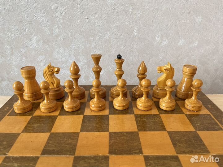 Шахматы деревянные СССР Бородинские 40х40