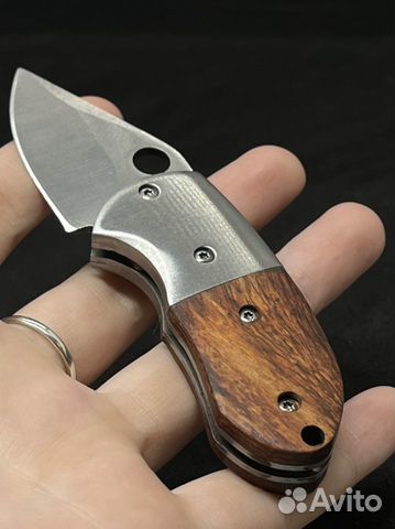 Нож мини складной карманный с деревянной ручкой объявление продам