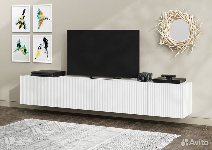 Тумба под телевизор в скандинавском стиле