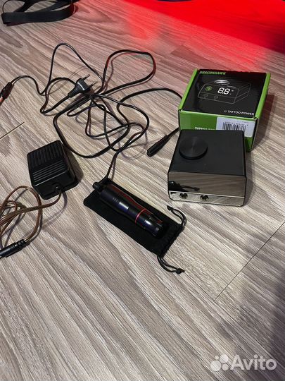 Тату машинка и блок питания