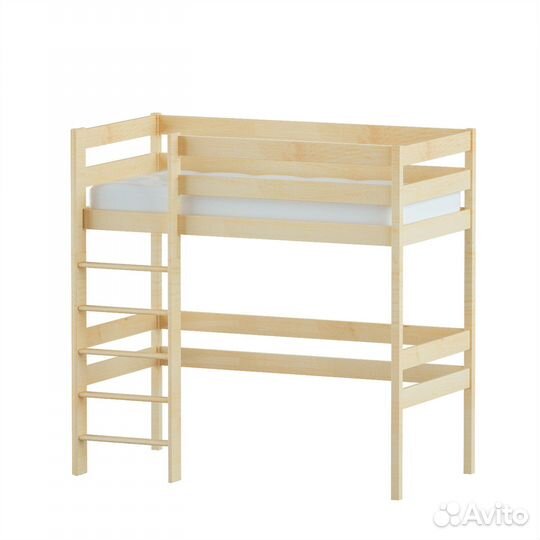 Кровать чердак детская из массива