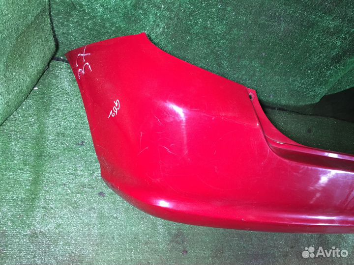 Бампер задний Honda FIT GD1GD2GD3GD4 Красныйцарапи
