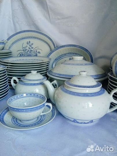 Чайно-столовый Рисовый Сервиз
