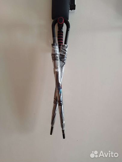 Зонт трость прозрачный купол 1 шт